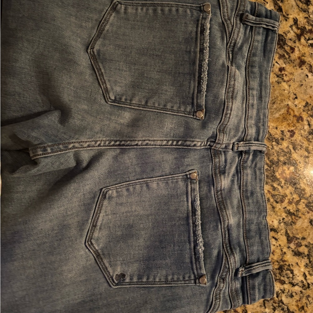 Rockin' C Women's Blue Flare Jeans - Picture 3 of 5